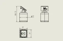ინტეგრირებული Tiltmeter JMQJ-7315RTU სურათი 6